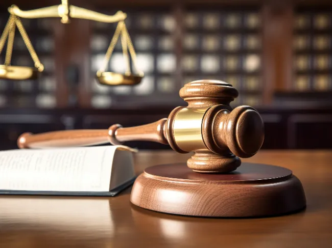 gavel and scale